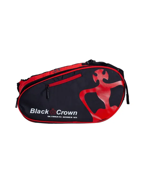 Paletero Black Crown Ultimate Series V2 Negro Rojo | Ofertas de pádel